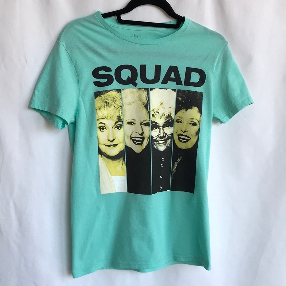 The Golden Girls blue-green pastel Squad T-shirt